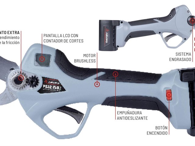 Tijeras de poda batería 
